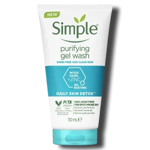 ژل شستشوی صورت سیمپل (Simple) – مدل Purifying (کنترل‌کننده چربی)